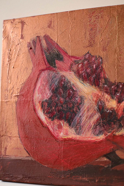 Картина «Гранат на золоте», Татьяна Ян