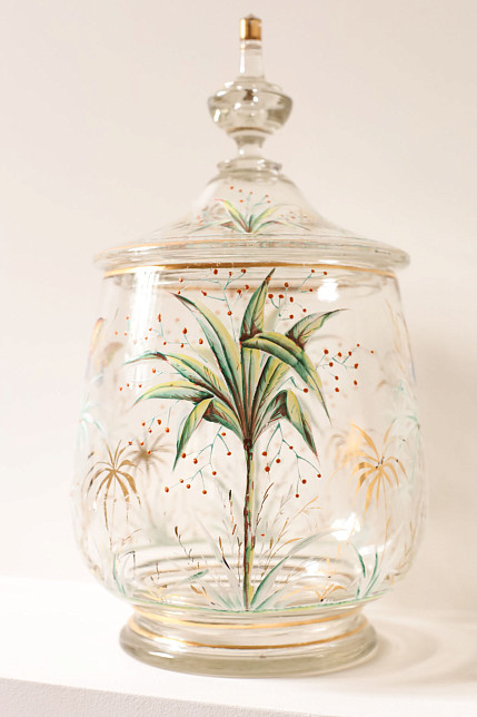 Крюшонница антикварная, хрусталь, Франция, ок. 1870 гг.