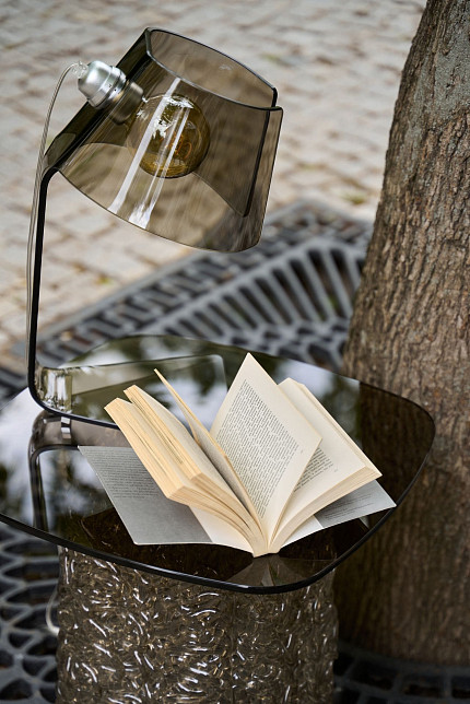 Лампа настольная L'astra, бронзовое стекло, Fiam