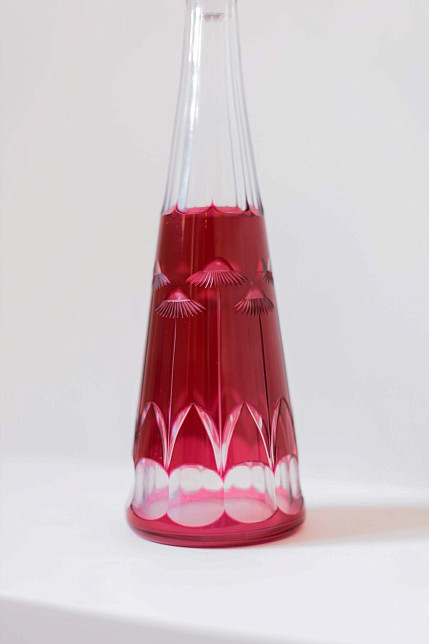 Графин антикварный "Рубин №2", Saint-Louis, хрусталь, XIX век